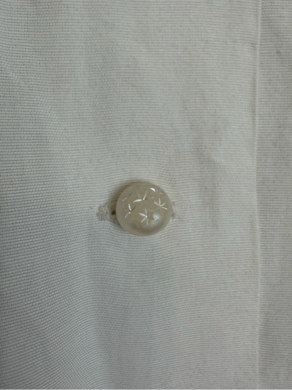 Romantic Lace Collar Ivory Blouse Cottagecore Sailor Style Medium - Picture 6 of 8